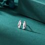 Penguin Stud Earrings In Sterling Silver, thumbnail 6 of 11
