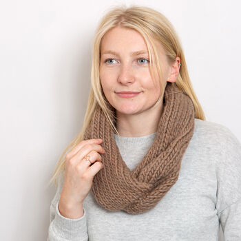 Twisted Snood Knitting Kit, 2 of 9