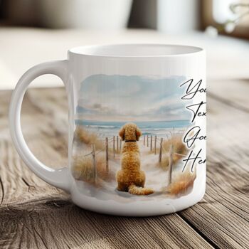 Personalised Labradoodle Dog Beach Walk Collection, 5 of 8