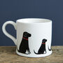 Black Labrador Organic Cotton Tea Towel, thumbnail 4 of 12
