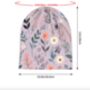 Chemo Headwear Beanie Hat Bandana Lilac Floral Flowers Super Soft, thumbnail 2 of 6