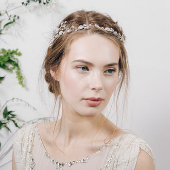 Bohemian Grecian Style Wedding Hairvine Cora, 4 of 9