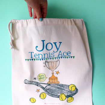 Personalised Tennis Bag, 2 of 6