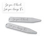 Personalised Handwriting Collar Stiffeners, thumbnail 6 of 12