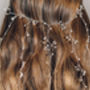 Silver And Freshwater Pearl Veil Style Hair Vine Elise, thumbnail 5 of 12