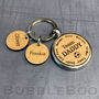 Personalised Football Daddy Keyring, thumbnail 2 of 7