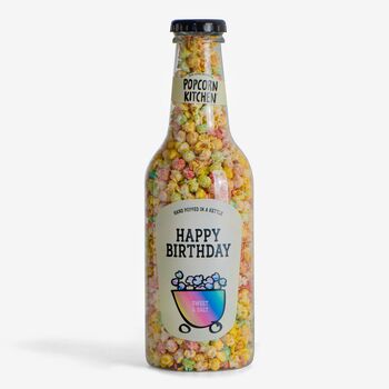 Happy Birthday Sweet And Salt Rainbow Popcorn Giant Money Bottle, 550g, 5 of 6