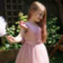 Helena In Dusty Rose ~ Luxurious Flower Girl Or Party Dress, thumbnail 2 of 9