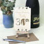 Personalised 30th Birthday Wooden Card, thumbnail 1 of 9