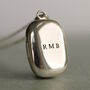 Sterling Silver Rectangle Personalised Locket, thumbnail 1 of 9