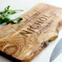 Personalised Olive Wood Chopping/Cheese Board, thumbnail 1 of 9