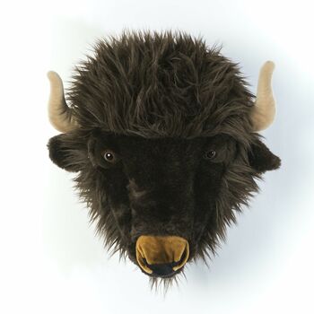Buffalo Wall Animal Trophy Head, 2 of 3