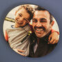 Personalised Father's Day Photo Upload Wall Clock, thumbnail 3 of 3