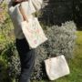 Stitch What You've Grown Vegetable Tote Bag Diy Kit, thumbnail 4 of 11