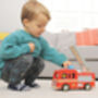 Quality Red Fire Engine With Firemen And Moving Ladder, thumbnail 4 of 5