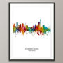 Los Angeles Skyline Portrait Print And Box Canvas, thumbnail 4 of 5