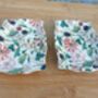 Set Of Two Handmade Soap Dishes In Bramble Design, thumbnail 3 of 6