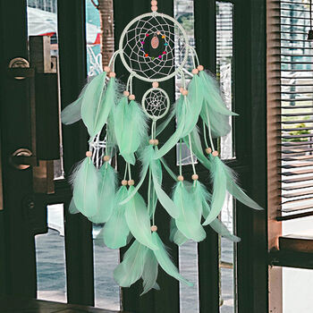 Pastel Colourful LED Baby Room Wall Deco Dream Catchers, 10 of 10