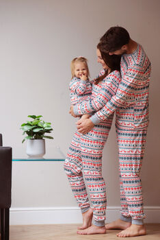 Matching Family Christmas Pyjamas Ladies Set, 6 of 6