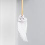 Guardian Angel Wing Sparkling Christmas Tree Decoration Keepsake, thumbnail 1 of 4