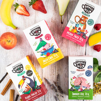 Gift Set Of Four Children's Herbal And Fruit Tea Blends, 4 of 6