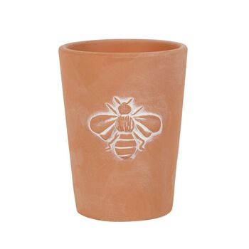 Bumble Bee Terracotta Plant Pot, 2 of 3