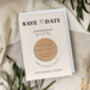 Personalised Save The Date Magnet Minimalist Cards, thumbnail 7 of 9