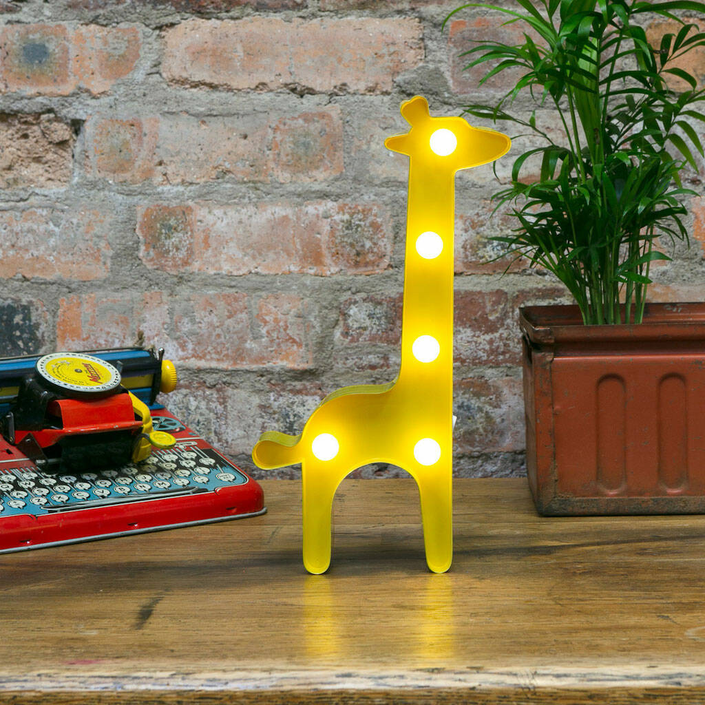 Yellow Giraffe LED Night Light, 1 of 6