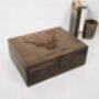 Stag Personalised Cufflink And Watch Box, thumbnail 6 of 8