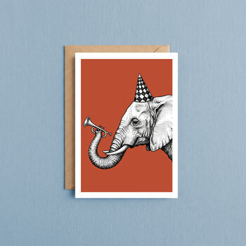 Pack Of Six Safari Animal Birthday Cards, 8 of 11