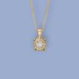 Genuine Diamond Necklace In 9ct Gold, thumbnail 5 of 12