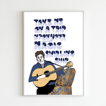 Mr. Tambourine Man Print, 2 of 2