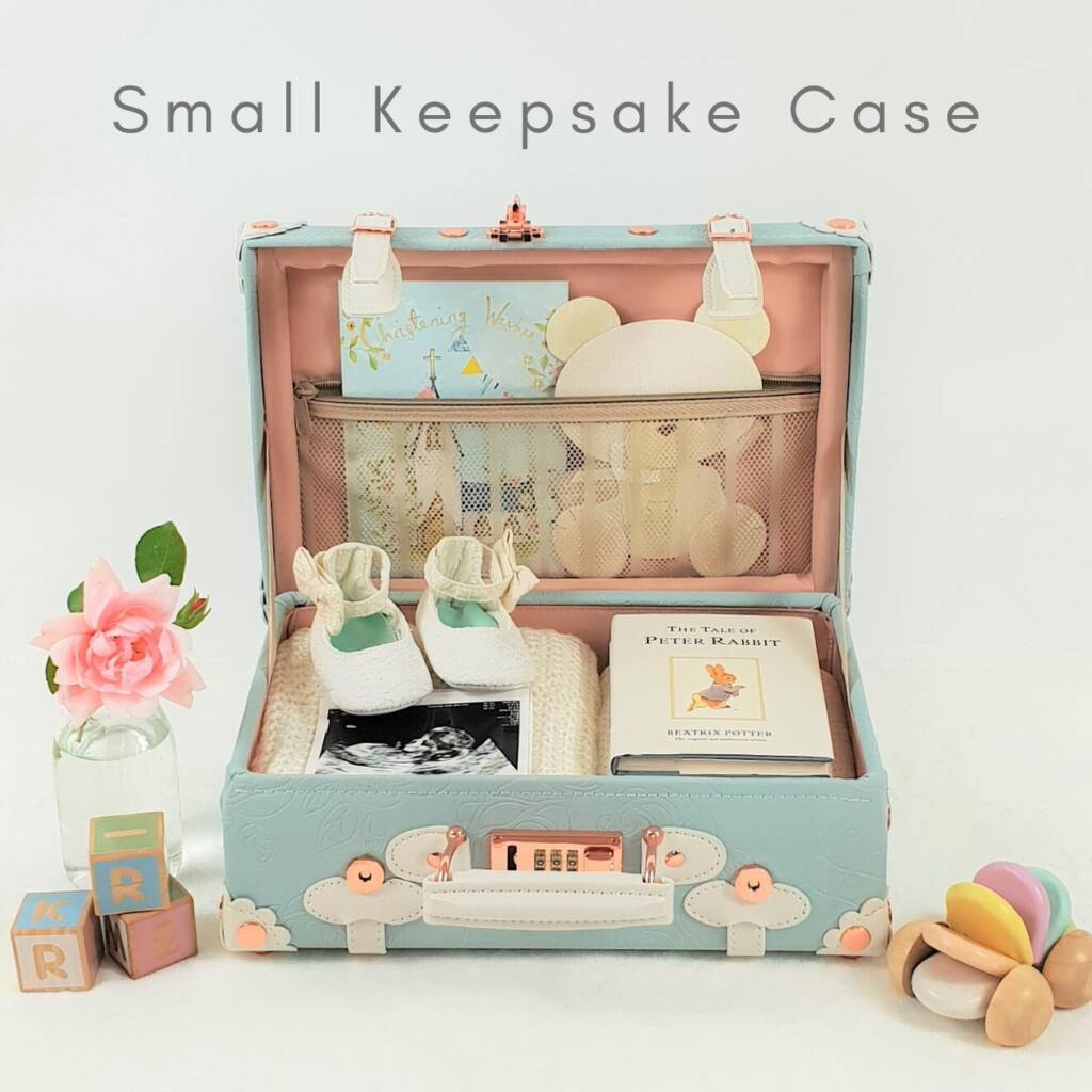 Vintage Style Baby Memory Keepsake Case By Natural Baby Box