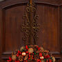 Ornate Scrolled Christmas Wreath Hanger, thumbnail 1 of 5