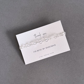 Thank You Bridesmaid Bracelet, 2 of 2