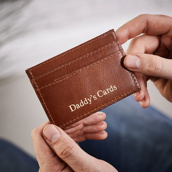 Mens Leather Credit Card Holder, 11 of 11