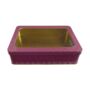 Moroccan Gift Tin Box With Window Lid Plum, thumbnail 2 of 2