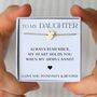 Daughter Heart Bracelet Gift, thumbnail 1 of 7