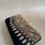 Heavily Embroidered Green Clutch Bag, thumbnail 3 of 11