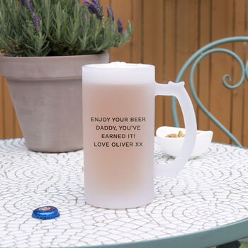 Personalised Photo Frosted Beer Stein, 11 of 12