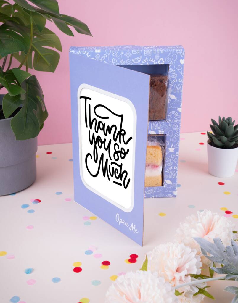 'Thank You So Much' Personalised Treat And Cake Card, 1 of 3