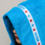 Stars Personalised Hooded Towel | For Babies To Tweens, thumbnail 3 of 6
