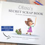 Personalised Secret Scrap Book In Deluxe Hardback, thumbnail 3 of 3