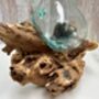 Melted Glass Jug On Driftwood Handcrafted Glass Vase, thumbnail 4 of 9