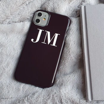 Black And White Personalised Phone Case, 3 of 9
