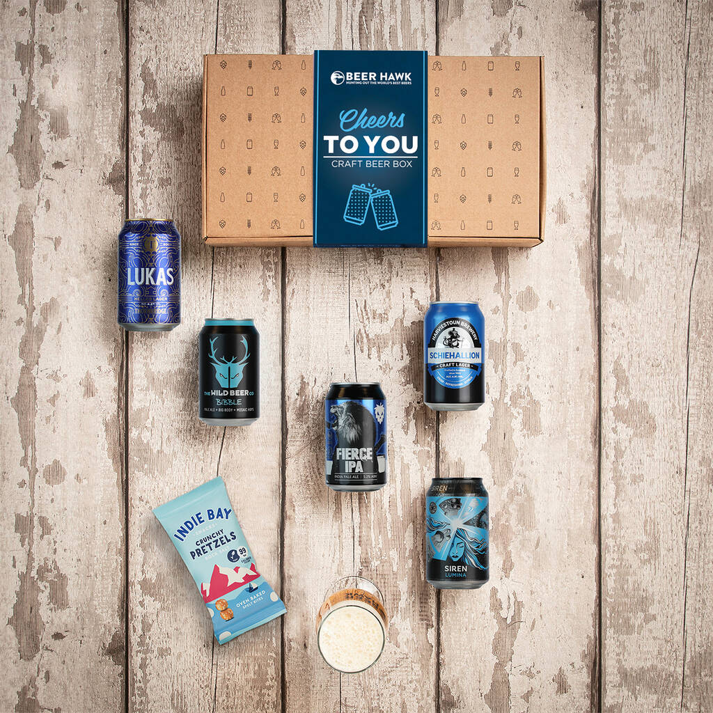 Cheers To You Craft Beer Gift Box, 1 of 5