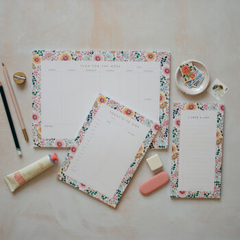 Desktop Planner Bundle Bright Flowers, 6 of 6