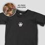 Personalised Pet Paw Portrait T Shirt, thumbnail 3 of 12