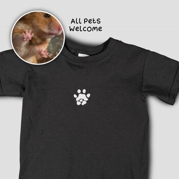 Personalised Pet Paw Portrait T Shirt, 3 of 12
