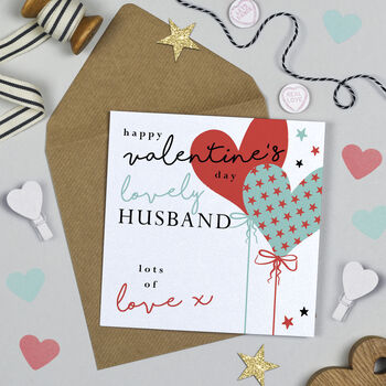 Heart Balloon Valentine's Day Card, 2 of 3